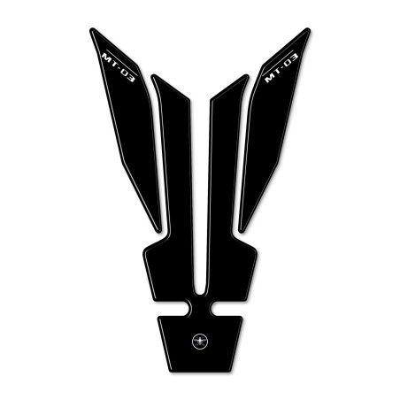 PARASERBATOIO ADESIVO in RESINA 3D compatibile per MOTO YAMAHA MT-03 dal 2016